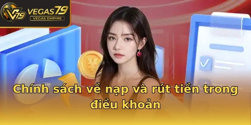 Chính sách về nạp và rút tiền trong điều khoản