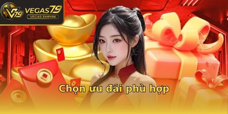 Chọn ưu đãi phù hợp