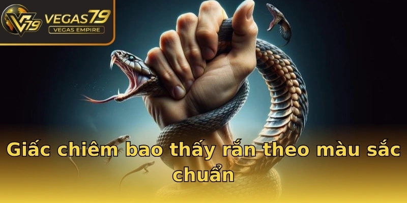 Giấc chiêm bao thấy rắn theo màu sắc chuẩn