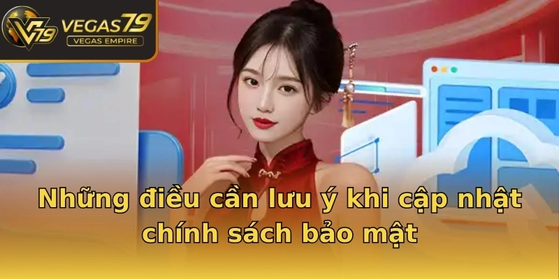 Những điều cần lưu ý khi cập nhật chính sách bảo mật