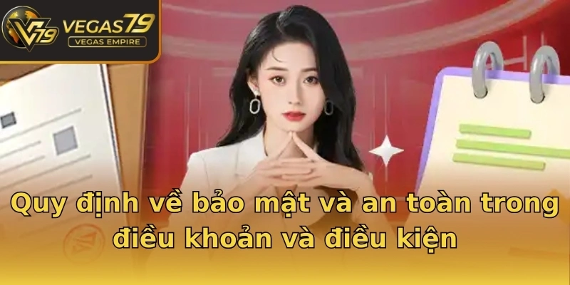 Quy định về bảo mật và an toàn trong điều khoản và điều kiện